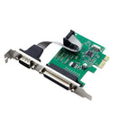 RS232 RS-232 Serial Port COM & DB25 Printer Parallel Port LPT to PCI-E PCI  A8C9