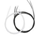 2 Sets Strings Nylon Black Transparent Replacement Part for Ukulele Guitar