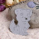 Cute Dog Metal Cutting Dies Stencils DIY Embossing Scrapbooking