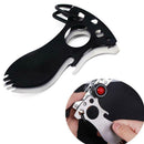 Multi Functional Fork Carabiner EDC Tool Wrench Spoon Opener For Outdoor Ca Top