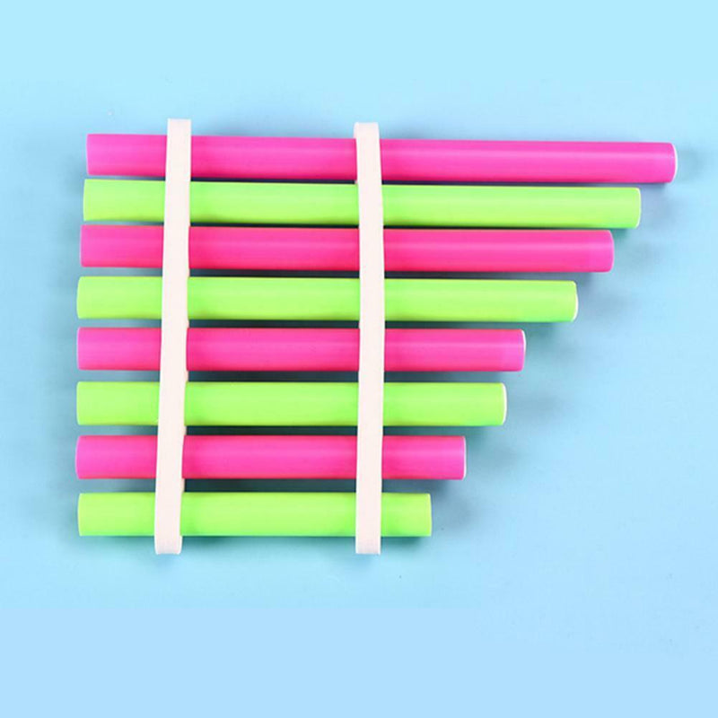 DIY Simple Pan Flute Toys Creative Panpipe Kindergarden Art Children Gift
