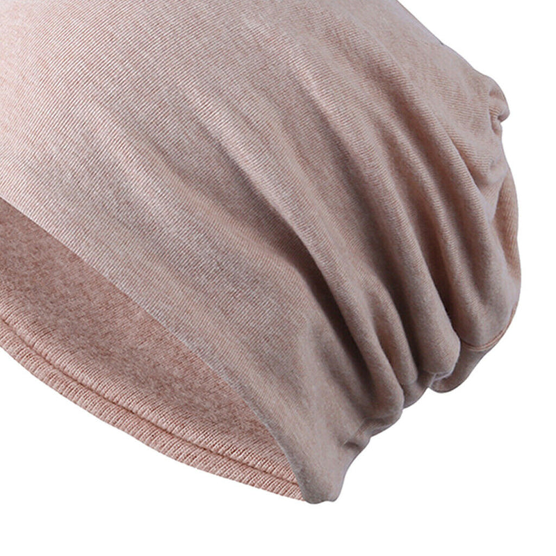 3 Pcs Women's Slouchy Beanie Hat Stretch Solid Chemo Cap Headwear Turban