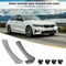 2pcs Right Side Inner Front Door Panel Pull Trim+Cover for  E90 E91 (Grey)