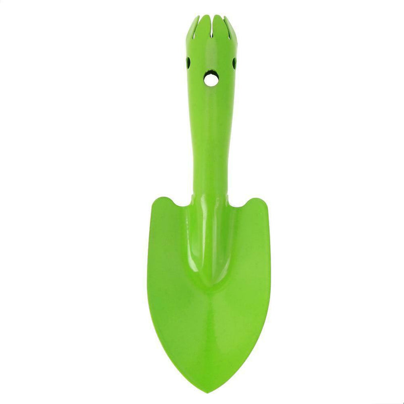 Mini Metal Garden Hand Shovel Flower Soil Planting Kids Spade Tool(Green)