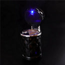 Blue Led Light Car Ashtray Fireproof Material Easy Clean Car Ashtray Fit Mo O8I5