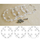 3Pcs Router Corner Radius Templates Radius Woodworking Pattern for Router T