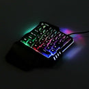 Mechanical One Handed Keyboard Gaming Left Hand Game Keypad For Lol /Dota/O