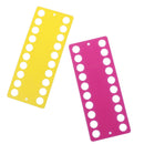 2pcs Plastic Cross Stitch Row Line Board Embroidery Thread Yarn Organizer