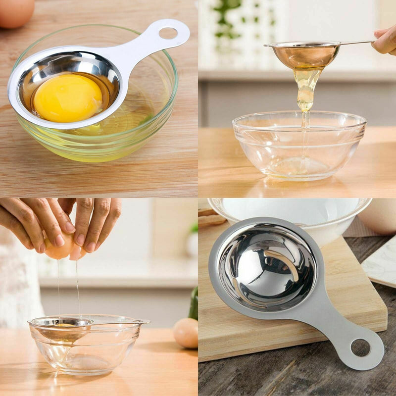 Stainless Steel Egg White Egg Yolk Separator Tool Kitchen Tool W6W2