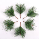 10/20pcs Christmas Artificial Pine Needle Plant Ornament Decor Party Xmas D H4K8