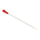 2PCS 2ml Glass Pipette & Rubber Bulb Laboratory Chemistry Dropper Dispensing