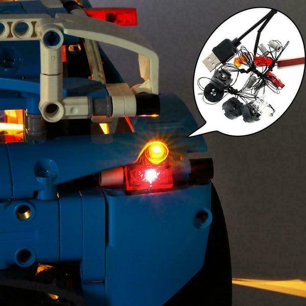 Rally Car Compatible For LEGO Mechanical Group 42077 Lighting LED Set Light O1O8
