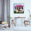 5D DIY Diamond Painting Umbrella Dogs Full Drill Animal Picture Embroidery