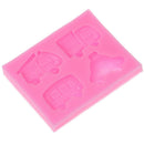 Car Shape Silicone Mold Fondant Cake Decorating Molds Polymer Clay Mou_JC3C