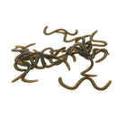 17 pcs 10 cm Artificial fishing bait Soft simulation worms Fishy smell real E2N1