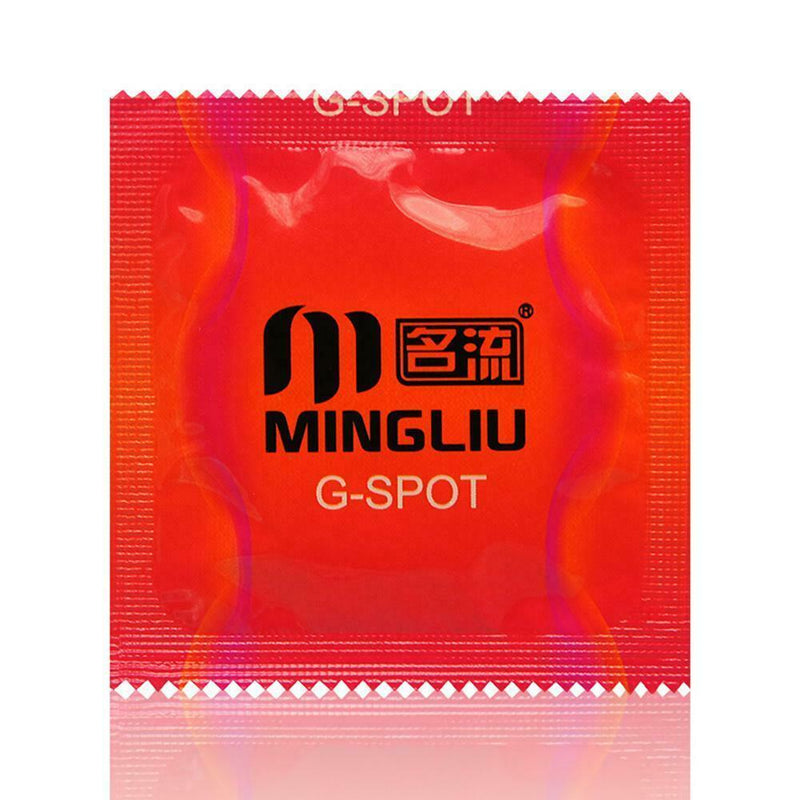 MingLiu Condom 10 Count G-Spot 49mm Ultra Tight Latex Dotted Ultrasensitive Q7C4