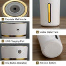 Rechargeable 300Ml Usb Mini Humidifier With Battery, Cute Cup Style Cool Mi Y4H7