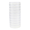 10 Pcs 70mm Plastic Sterile Vented Petri Dish Shatter-Resistant