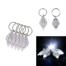 LED Light Lamp White Bright Mini Keychain Flashlight Key Ring L9N2. A3M9