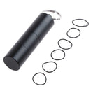 Portable Waterproof Outdoor Medicine Pill Container Aluminum Case Keychain