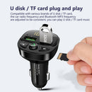 HY87 Car FM Transmitter Bluetooth 5.0 Handsfree MP3 Player USB Fast Charger