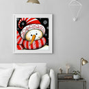5D DIY Full Round Drill Diamond Painting Snowman Cross Stitch Art (LG333)