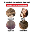 200ml Natural Darkening Shampoo Moisturizes Repairs Hair For Men Women B2H6