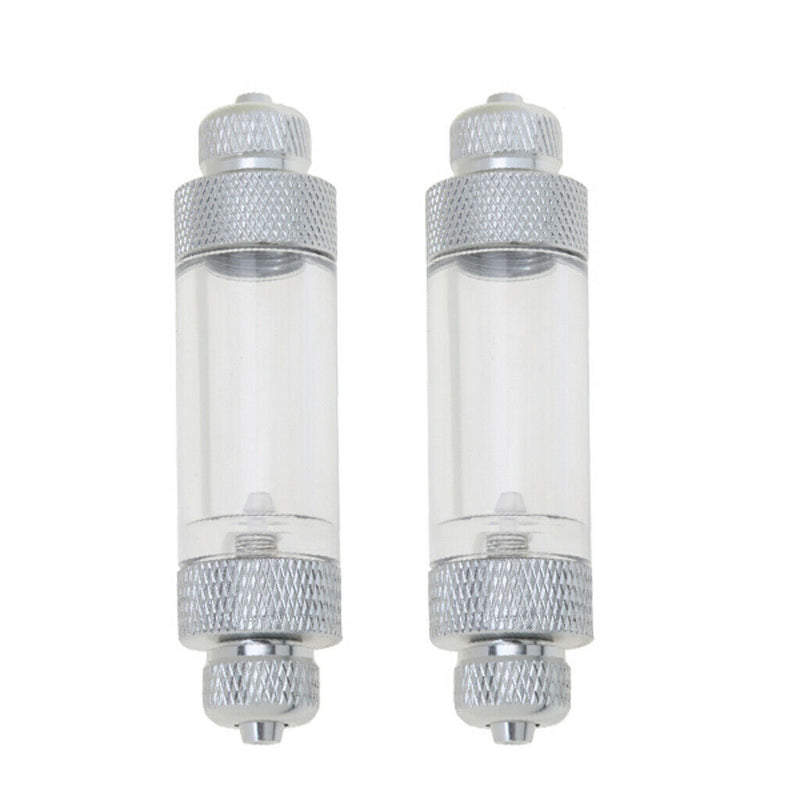 2PC Aquarium Check Valve Bubble Counter For CO2 System Regulator Useful -Dual