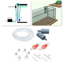 Aquarium Air Pump Accessories Fish Tank with Airline Pipe Stones Check Air H5P7
