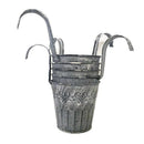 Metal Iron Flower Pot Vase Wall Hanging Balcony Garden Terrace Flower Pot H