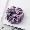 Women Hair Rings Satin Cloth Scrunchies Ponytail Holder Hairband (Style 1) A