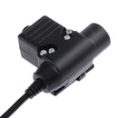 U94 PTT Headset Military Adapter Cable for Kenwood Baofeng Walkie Talkie Radio