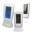 Multifunction Desk Digital LCD Alarm Clock Calendar Thermometer LED Backlight