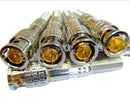 10x BNC Q9 Male Solderless Connector Plug to RG59 Coaxial Cable for CCTV Camera