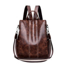 Womens Backpack Purse Pu Leather Anti-Theft Backpack Casual Satchel School