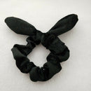 25pcs Hair Scrunchies Pack Bunny Ear Bands Elastic Pony Holders For Women Girl
