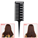 Tail Bone Shape Hair Styling Comb Barber Salon Style Haircut Comb Dyeing Too OZ