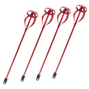 4pcs Paint Mixer for 1-5 Gallon Buckets Drywall Mud Paddle Mixing Tool 420x65mm