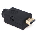 HDMI Male 19P Plug Breakout Terminals Solderless Connector With Cover pwATAU Gw