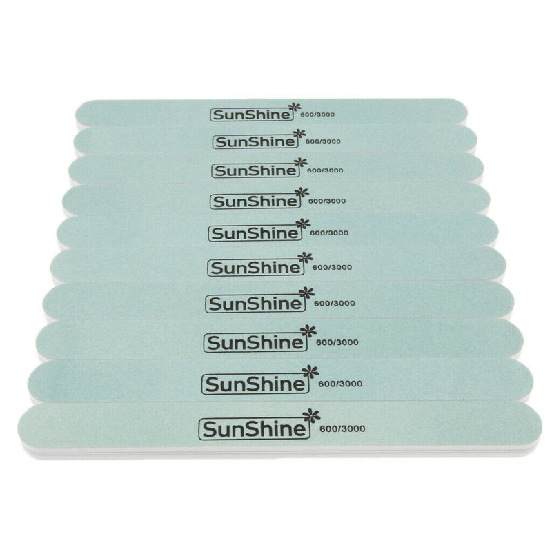 10 Pieces Nail Art Manicure Acrylic Gel Tip Polish Buffer Polish