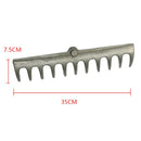 Golf Bunker Rake Aluminum Soil Garden Landscape Leaves Organizing Rake Head