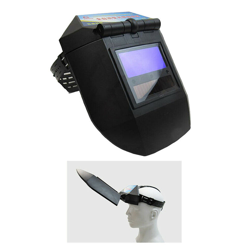Huge Viewing Welding Helmet True Color, Solar Powered Auto-darkening Welding