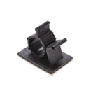 10 Cable Cord Wire Organizer Plastic Clip Ties Fixer Holder Self Adhesive 1FB 3C