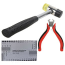 Luthiers Repair Tool Set String Removal Fret Puller Pliers Cutter W/ Ruler