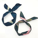 Summer Bohemian Style Hairbands Print Headbands For Women Retro Cross Knot