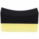 Car Tyre Brush Sponge Tire Dressing Applicator Crescent-shaped Foam Cleanin