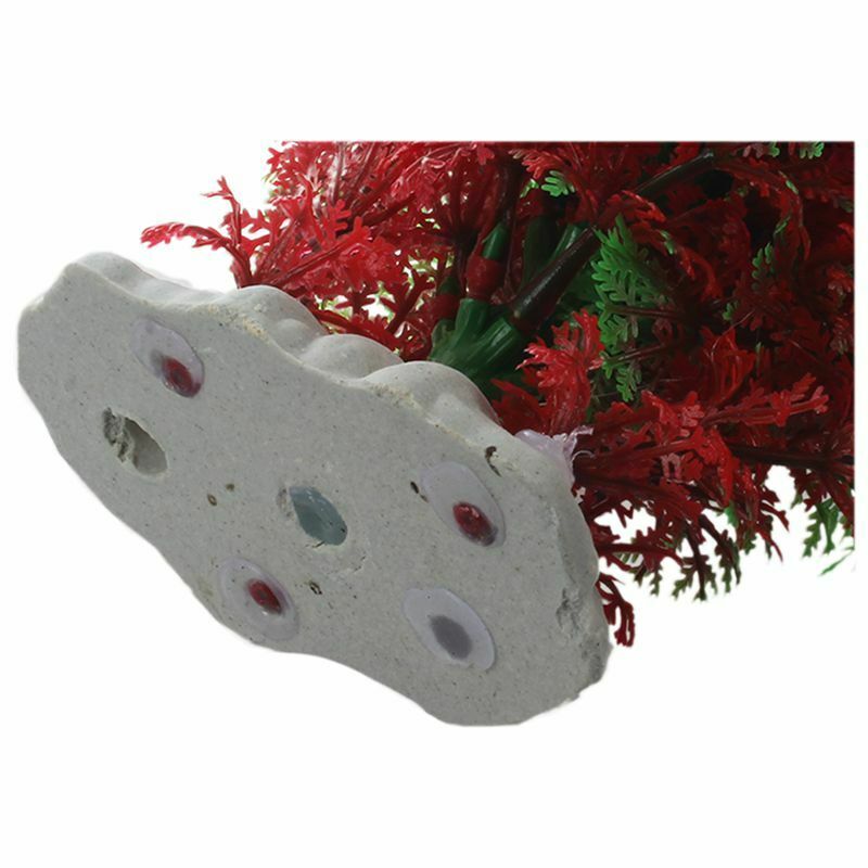 Artificial Fish Tank Water Tropical Plastic Aquarium Plants Ornament Green  P1I6