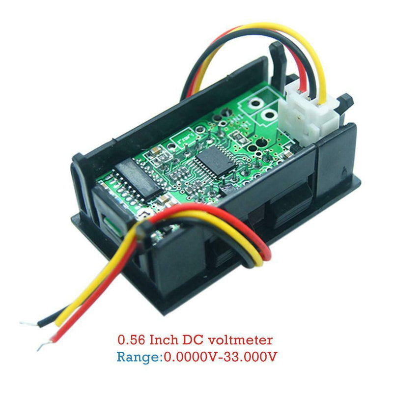 Digital 0.36inch LED Display 5 Bits DC 0-33.000V Voltmeter Voltage Meter