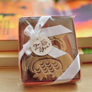 HOT Lovely Exquisite Eagle Owl Creative Metal Bookmark With Ribbon Box Gift