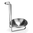5X(Stainless Steel Spoon Rest Holder,Long Handle Vertical Saving Soup Ladl T5N8)